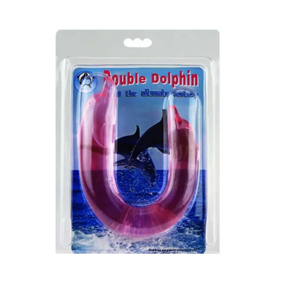 ⁨PODWÓJNE DILDO DOUBLE DOLPHIN⁩ w sklepie Wasserman.eu