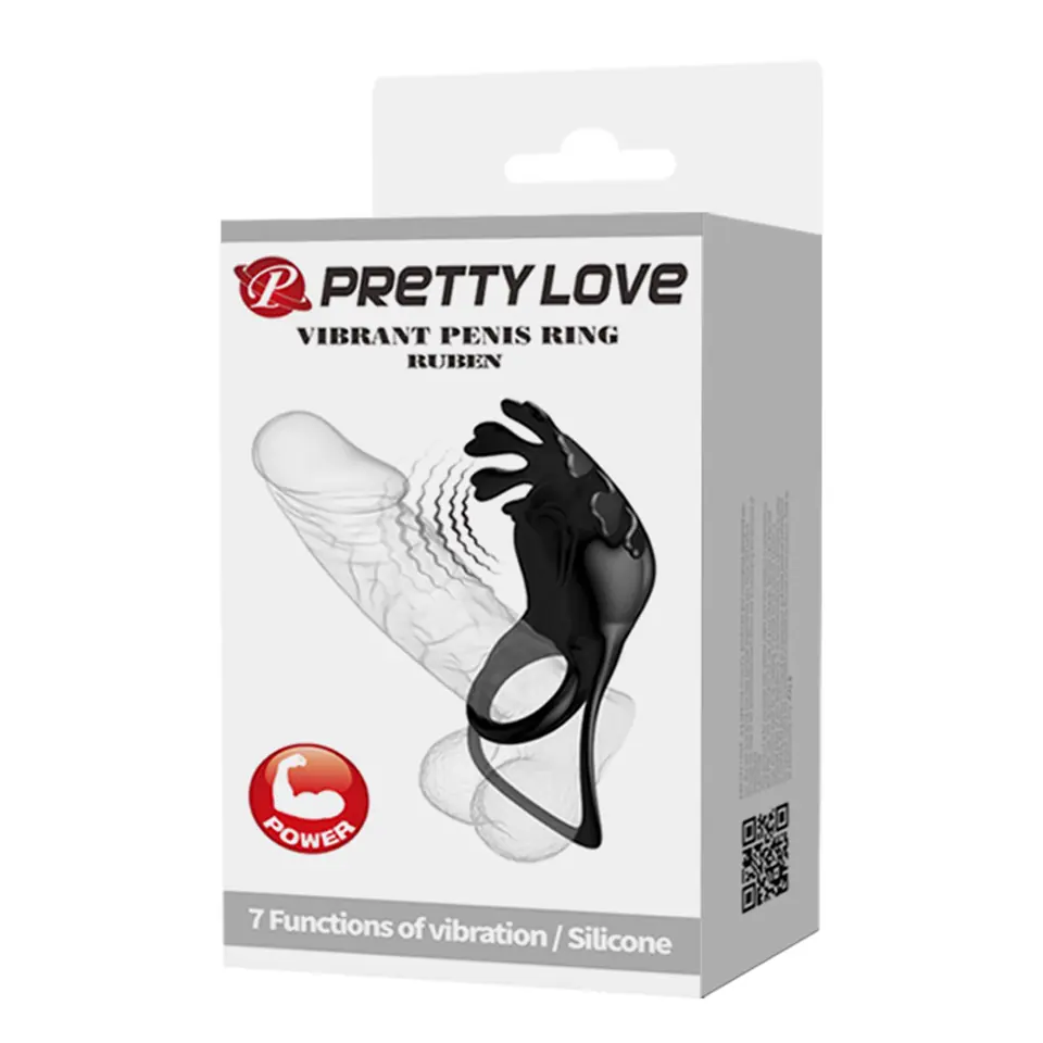 ⁨PIERŚCIEŃ PRETTY LOVE VIBRANT PENIS RING⁩ w sklepie Wasserman.eu