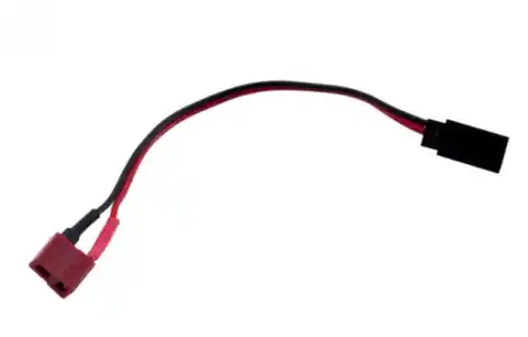 ⁨Adapter Gniazdo Deans - Gniazdo serwa Futaba - kabel 10cm - MSP⁩ w sklepie Wasserman.eu