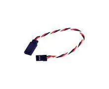 ⁨Przedłużacz serwa 15 cm FUTABA - 0,33mm2 22AWG - skręcony - MSP⁩ w sklepie Wasserman.eu