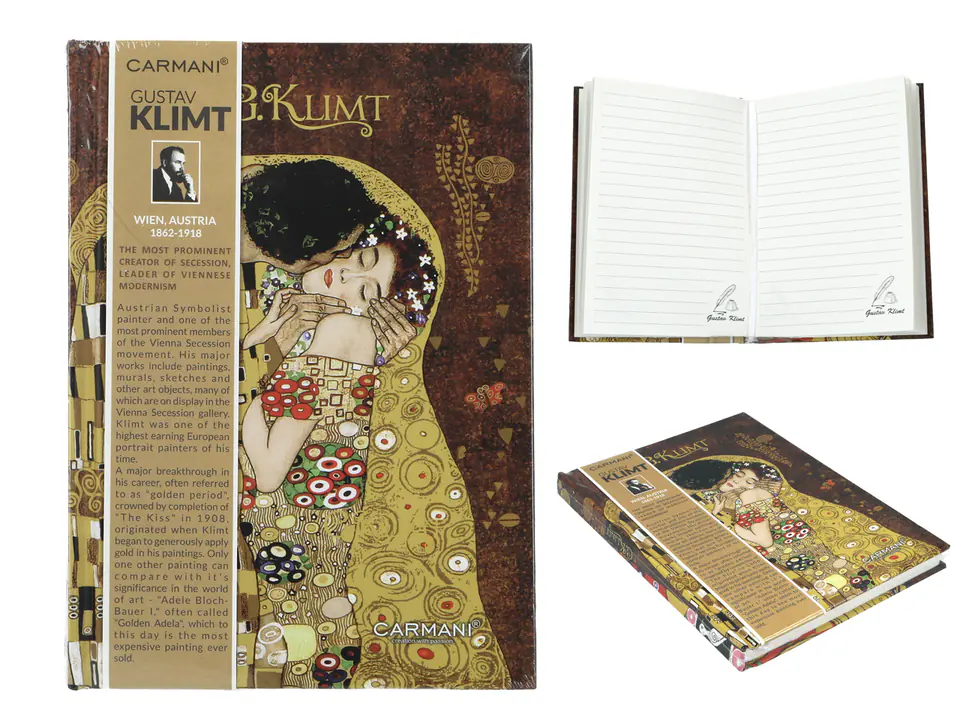 ⁨Notes - G. Klimt, Pocałunek (CARMANI)⁩ w sklepie Wasserman.eu