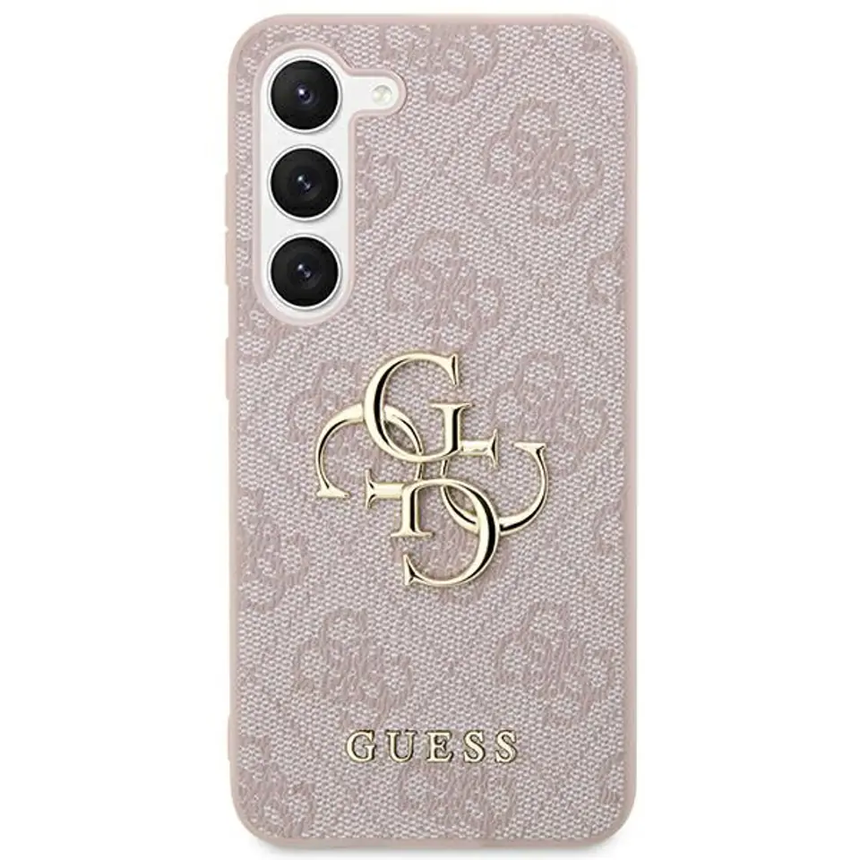 ⁨Guess GUHCS24S4GMGPI S24 S921 różowy/pink hardcase 4G Big Metal Logo⁩ w sklepie Wasserman.eu