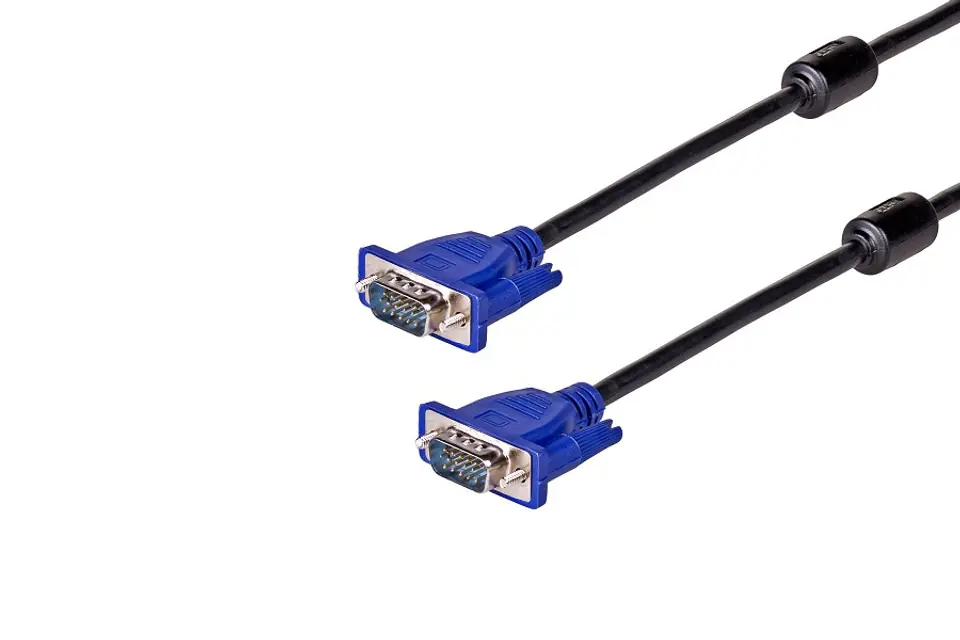 ⁨Akyga AK-AV-01 VGA cable 1.8 m VGA (D-Sub) Black⁩ at Wasserman.eu