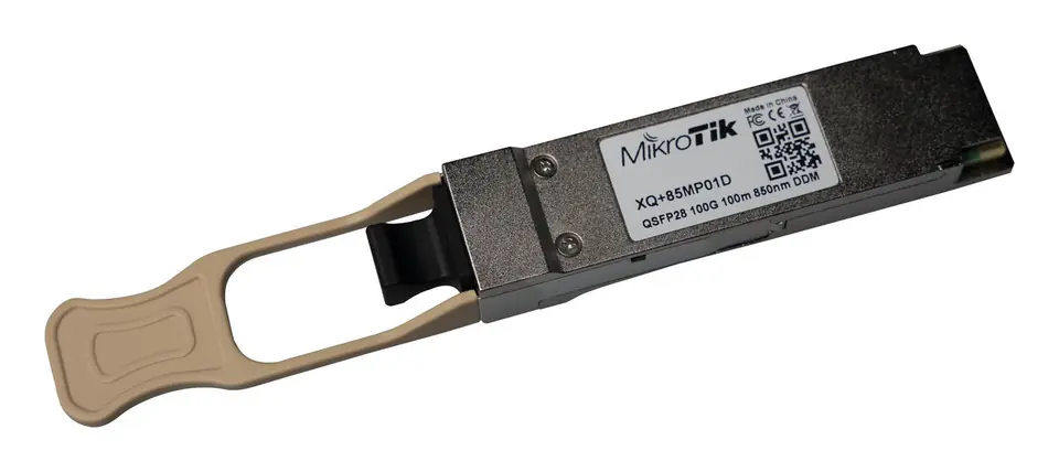 ⁨Mikrotik QSFP28 40G / 100G module MM 100m 850nm MTP/MPO⁩ at Wasserman.eu