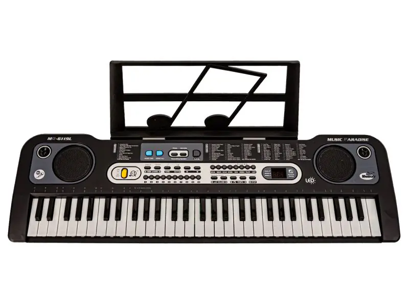 Keyboard MQ-6119L Organki, 61 Klawiszy, Mikrofon, Nauka Gry w sklepie Wasserman.eu