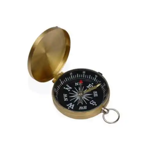 ⁨Kompas Meteor okrągły 71012 (kolor Złoty, rozmiar N/A)⁩ w sklepie Wasserman.eu