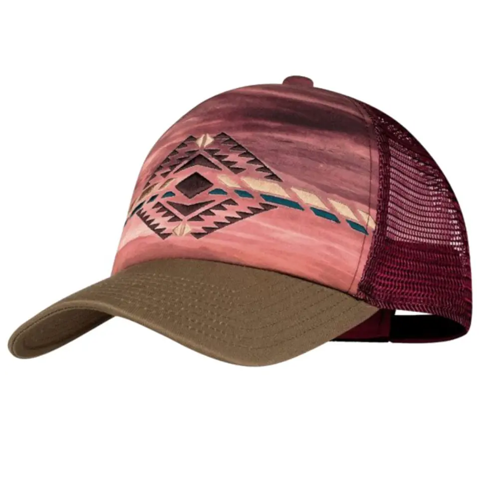 ⁨Czapka Buff Trucker Cap 12536 (kolor Czerwony, rozmiar One size)⁩ w sklepie Wasserman.eu