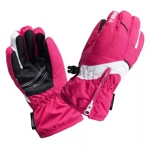 ⁨Rękawice narciarskie Brugi 3ZCF Jr (kolor Różowy, rozmiar 30)⁩ w sklepie Wasserman.eu