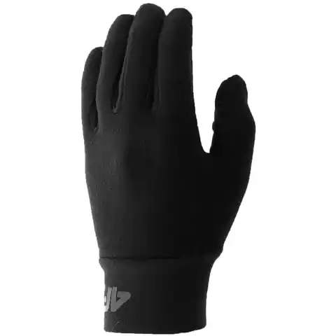 ⁨Rękawiczki 4F CAS U038 Jr 4FJAW23AGLOU038 (kolor Czarny, rozmiar S/M)⁩ w sklepie Wasserman.eu