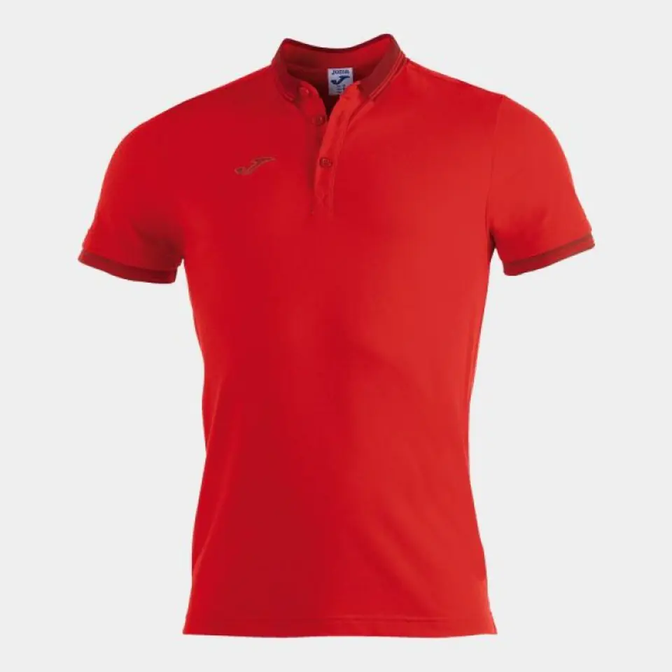 ⁨Koszulka Joma Polo Shirt Bali II S/S (kolor Czerwony, rozmiar 2XS)⁩ w sklepie Wasserman.eu