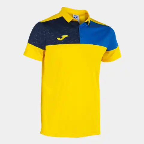 ⁨Koszulka Joma Crew V Short Sleeve (kolor Żółty, rozmiar 4XS)⁩ w sklepie Wasserman.eu