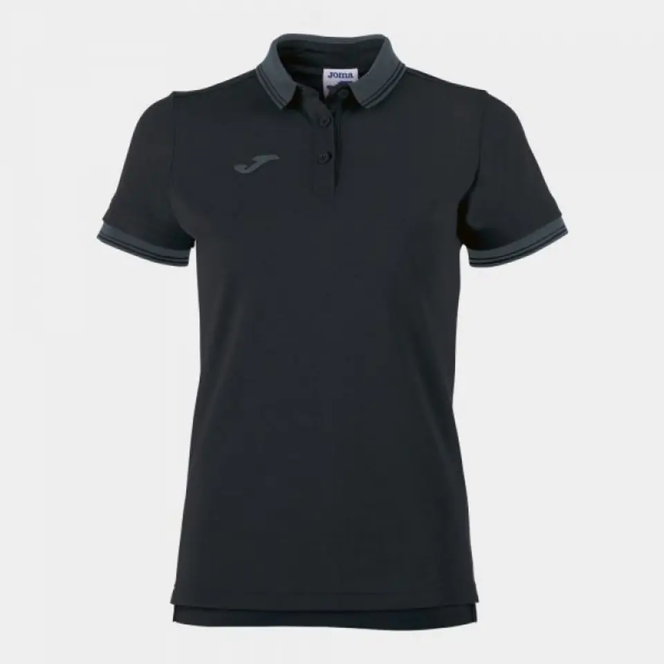 ⁨Koszulka Joma Polo Shirt Bali II S/S W (kolor Czarny, rozmiar 2XS)⁩ w sklepie Wasserman.eu