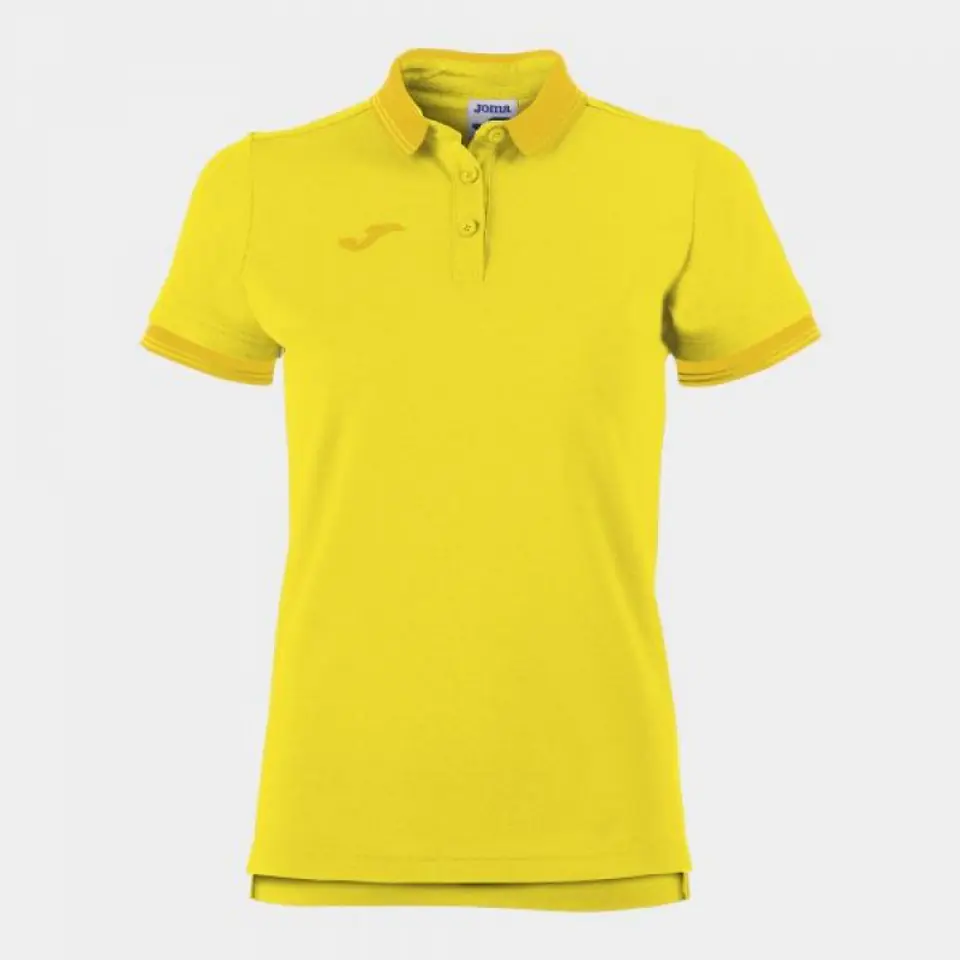 ⁨Koszulka Joma Polo Shirt Bali II S/S W (kolor Żółty, rozmiar 2XS)⁩ w sklepie Wasserman.eu