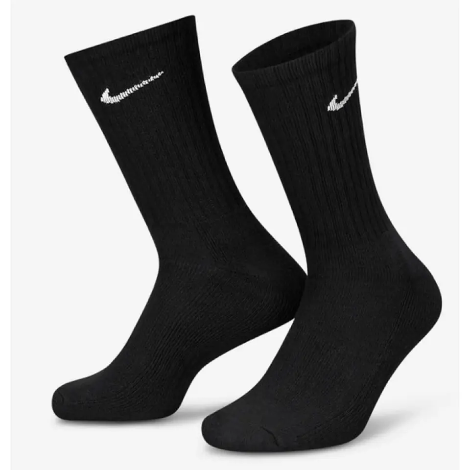 ⁨Skarpety Nike Everyday Cush 3P SX7664 (kolor Czarny, rozmiar S: 34-38)⁩ w sklepie Wasserman.eu