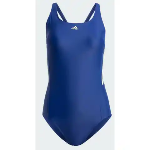 ⁨Strój kąpielowy adidas 3 Stripes MID Suit M (kolor Niebieski, rozmiar 42)⁩ w sklepie Wasserman.eu