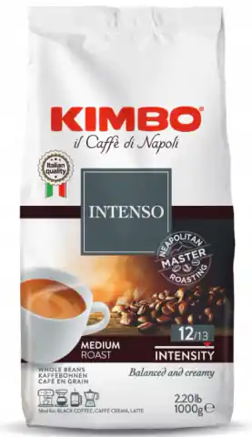 ⁨Kimbo Aroma Intenso 1 kg Coffee Beans⁩ at Wasserman.eu
