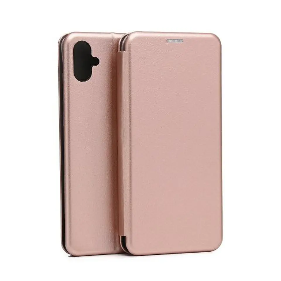 ⁨Beline Etui Book Magnetic Samsung A05różowo-złoty/rose gold⁩ w sklepie Wasserman.eu