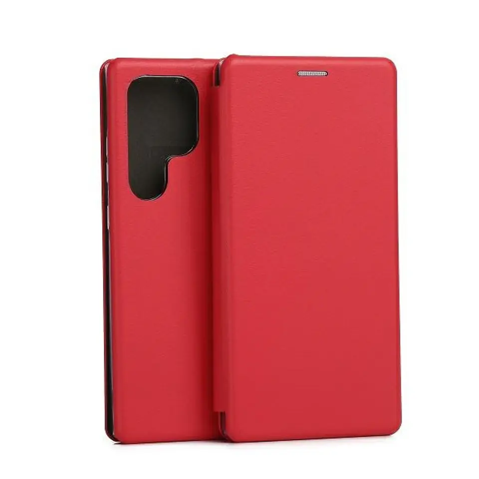 ⁨Beline Etui Book Magnetic Samsung S24 Ultra S928 czerwony/red⁩ w sklepie Wasserman.eu