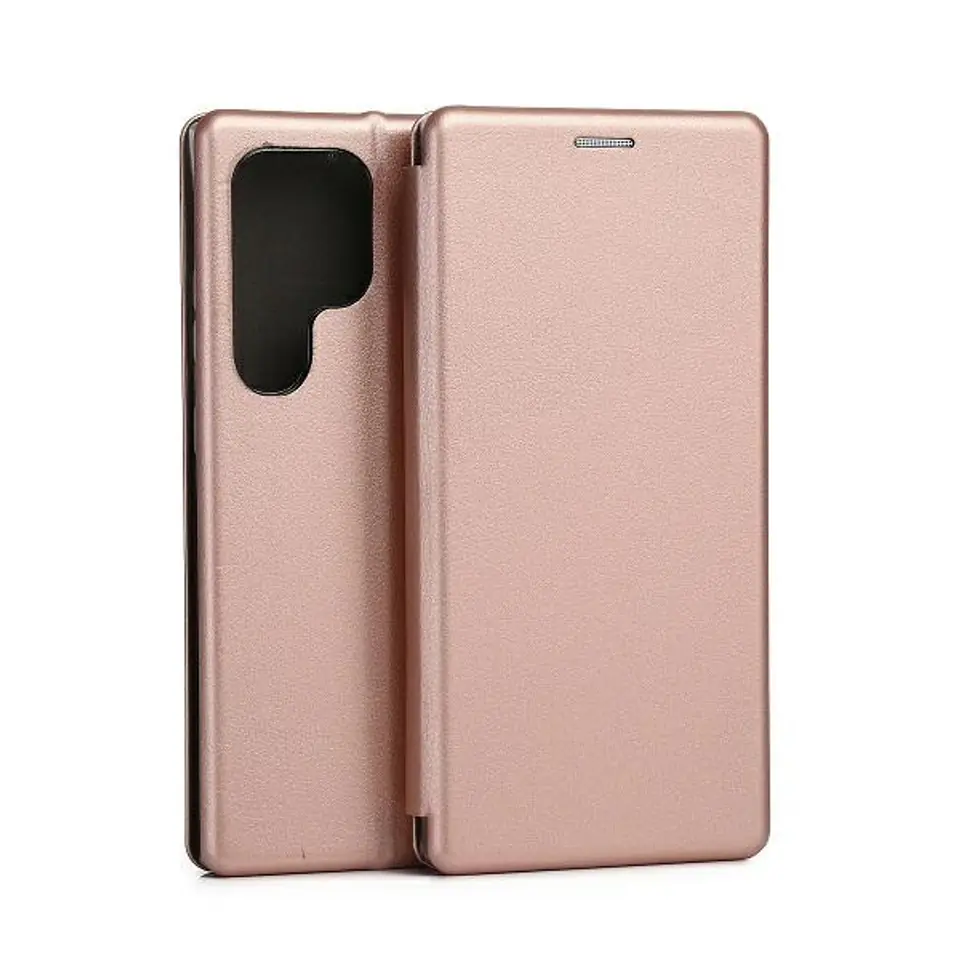 ⁨Beline Etui Book Magnetic Samsung S24Ultra S928 różowo-złoty/rose gold⁩ w sklepie Wasserman.eu