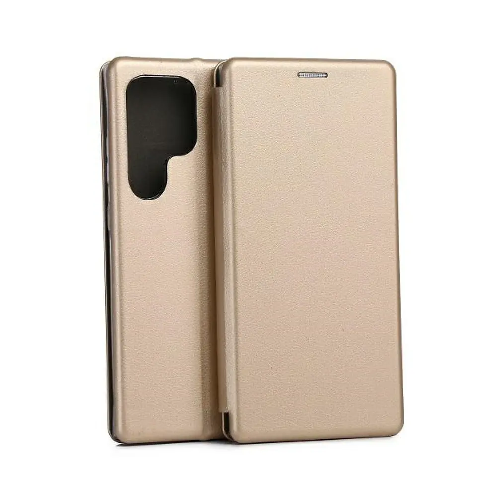 ⁨Beline Etui Book Magnetic Samsung S24Ultra S928 złoty/gold⁩ w sklepie Wasserman.eu