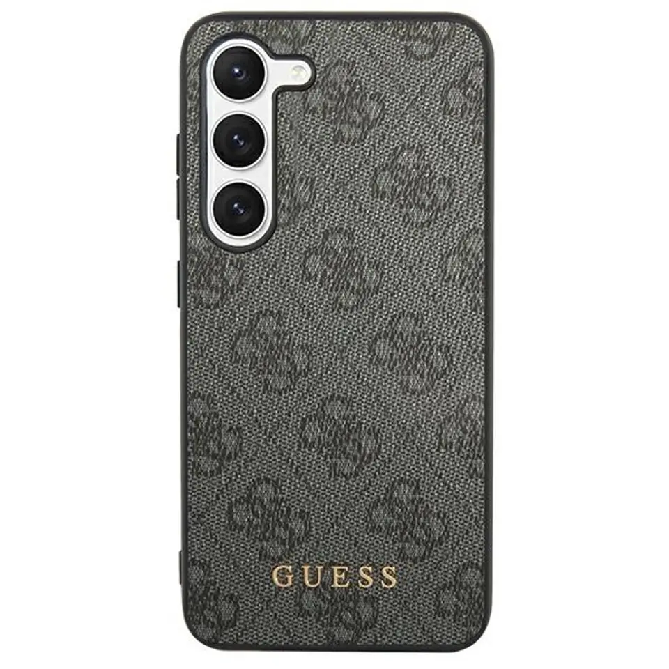 ⁨Guess GUHCS24LG4GFGR S24 Ultra S928 czarny/black hardcase 4G Metal Gold Logo⁩ w sklepie Wasserman.eu