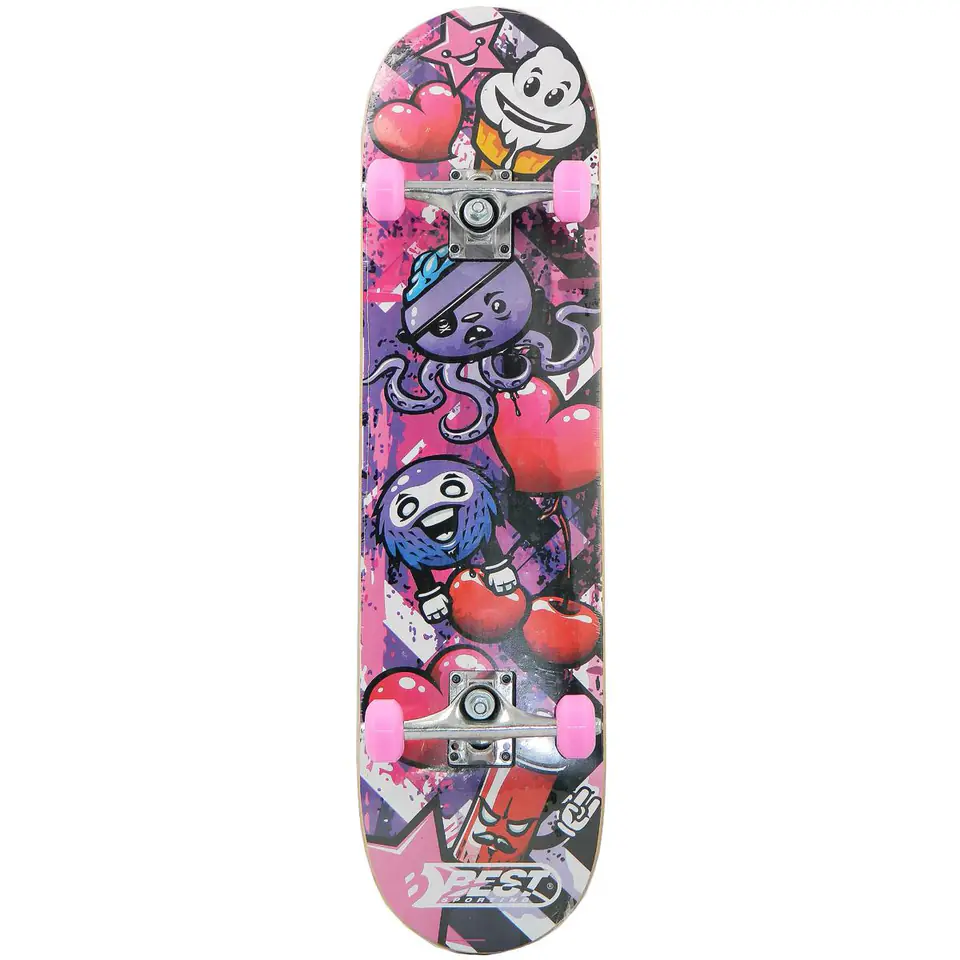 ⁨WOODEN SKATEBOARD OCOTOPUS PINK BEST SPORTING #H1⁩ at Wasserman.eu