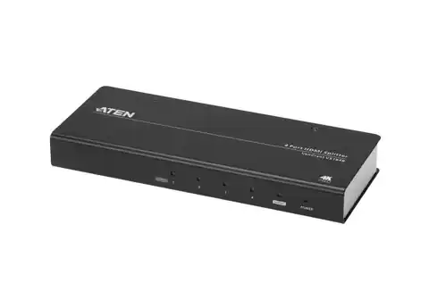 ⁨ATEN ROZDZIELACZ VS184B-AT-G 4-PORT TRUE 4K HDMI SPLITTER⁩ w sklepie Wasserman.eu