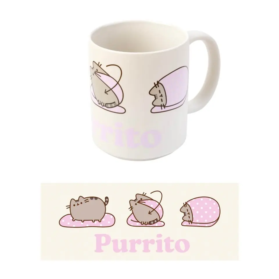 ⁨Pusheen - Kubek ceramiczny 350 ml Purrito⁩ w sklepie Wasserman.eu