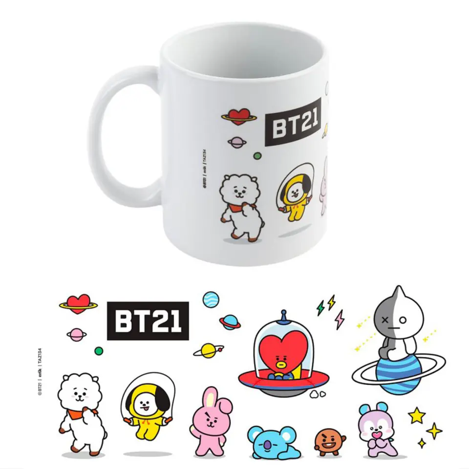 ⁨BT21 - Kubek ceramiczny 350 ml Universtar⁩ w sklepie Wasserman.eu