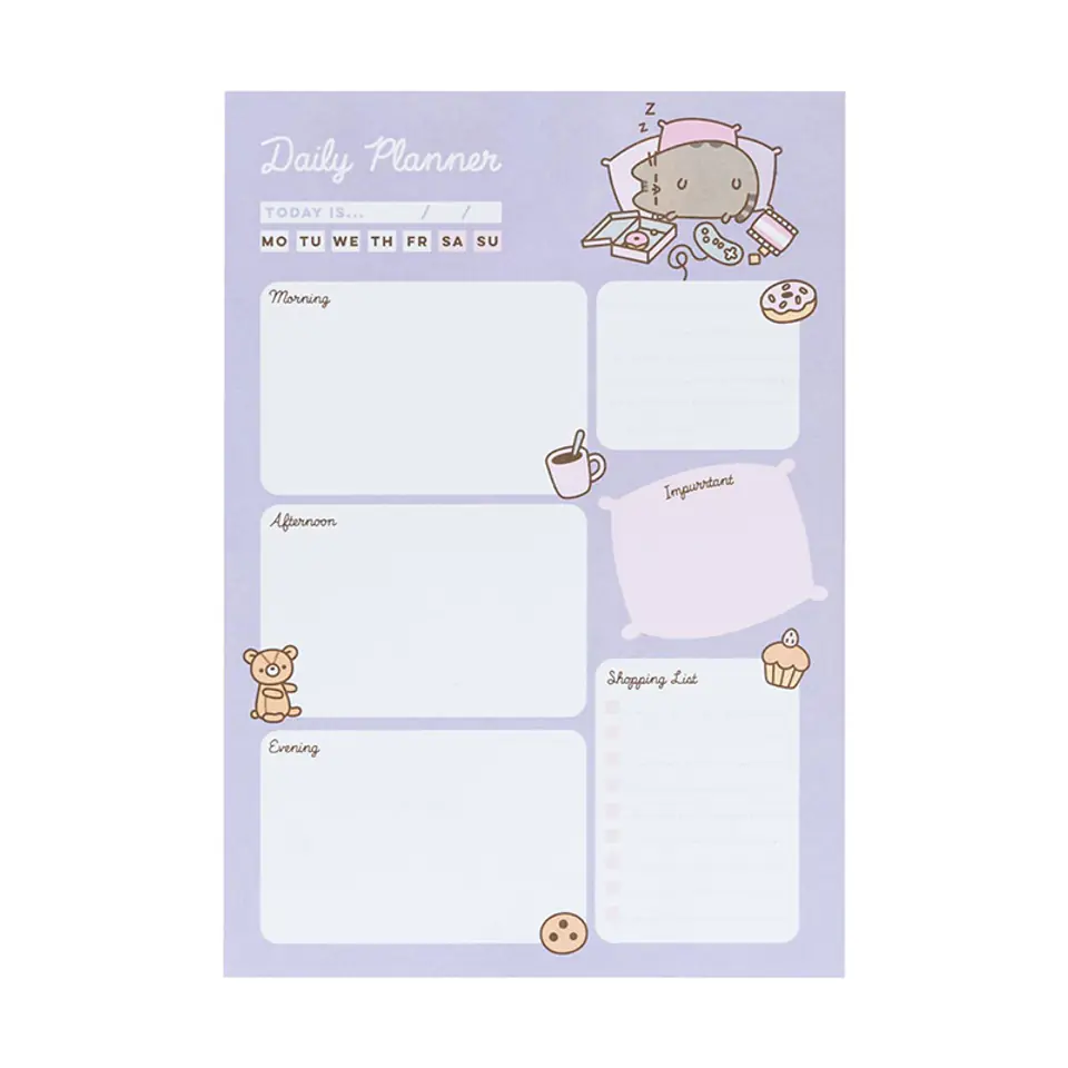 ⁨Pusheen - Planner dzienny z kolekcji Moments 54 strony A5⁩ w sklepie Wasserman.eu