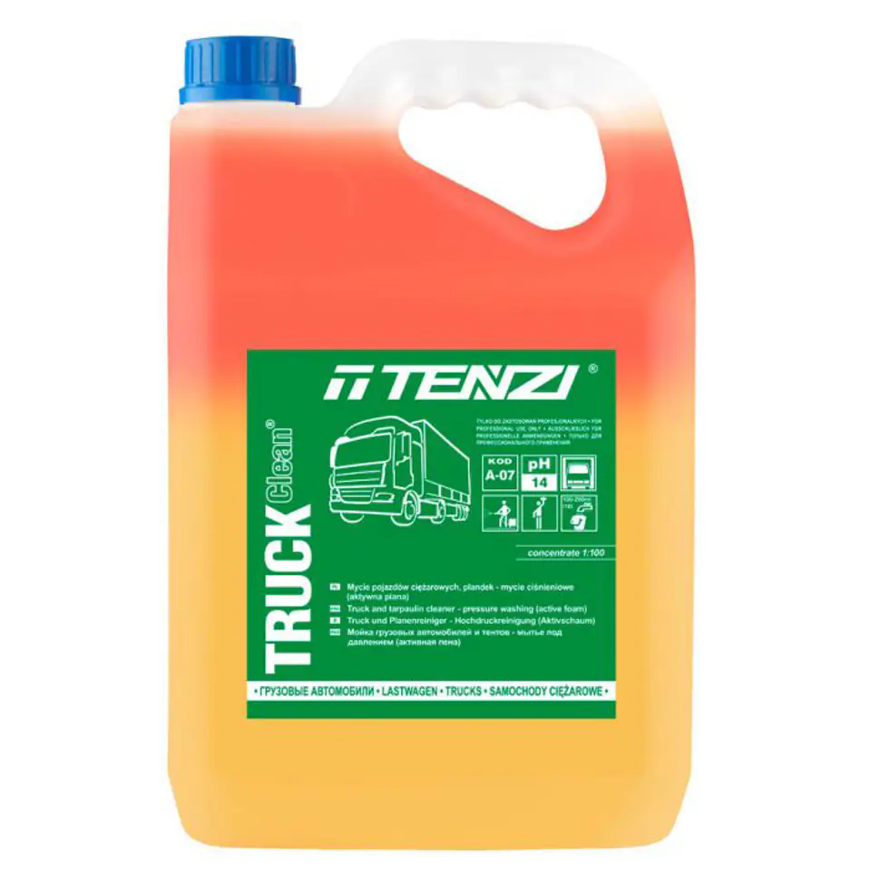 ⁨Tenzi Truck Clean 5L - aktywna piana do mycia ciężarówek, silników, plandek⁩ w sklepie Wasserman.eu