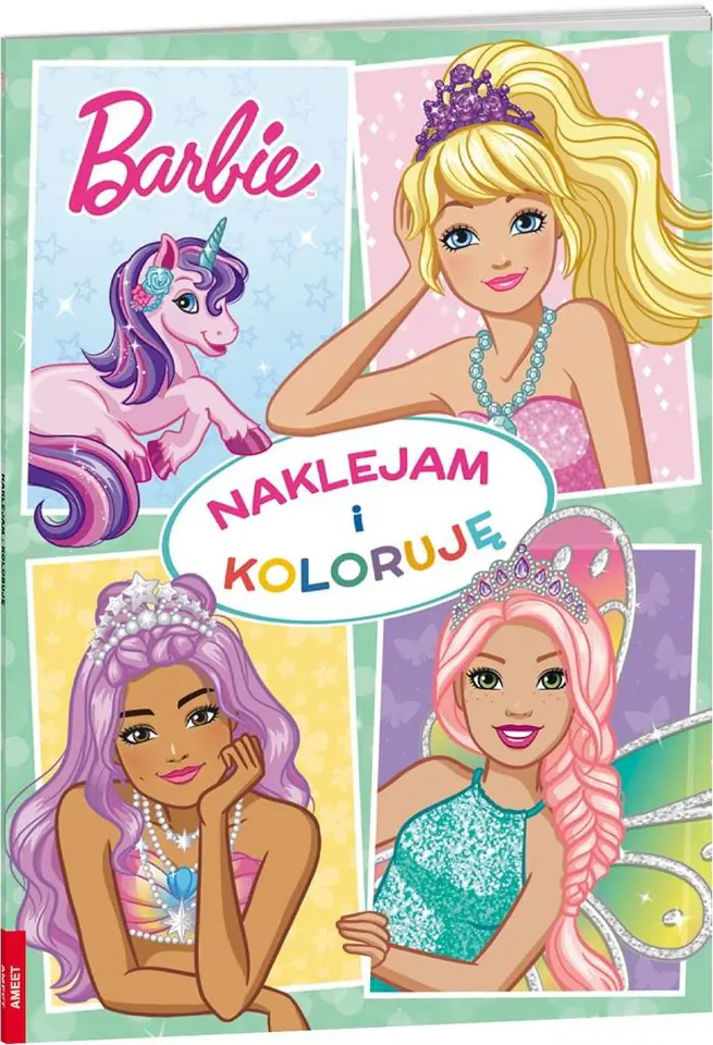 Barbie. Naklejam i Koloruję w sklepie Wasserman.eu