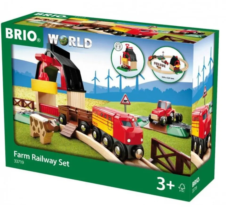 ⁨BRIO World Farm Railway Set⁩ at Wasserman.eu