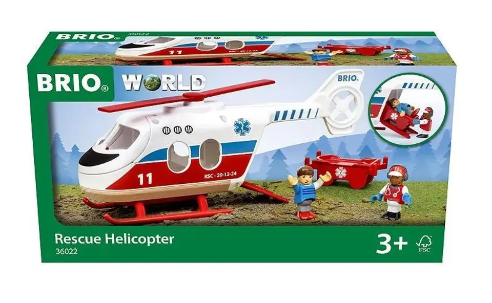 ⁨Brio Rescue Helicopter⁩ at Wasserman.eu