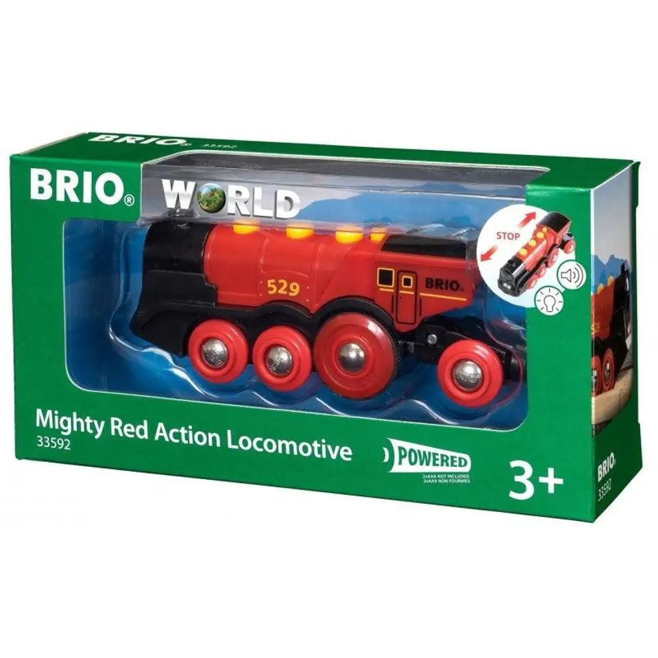 ⁨Brio Classic Red Locomotive⁩ at Wasserman.eu