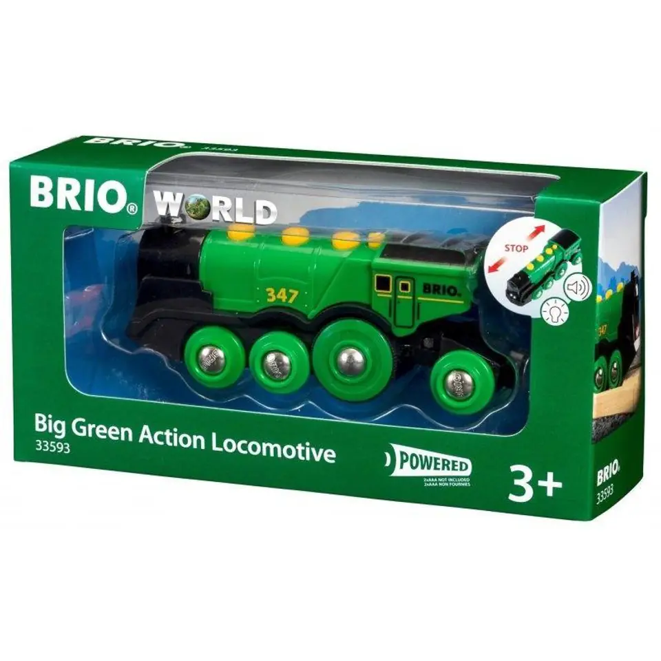 ⁨Brio Classic Green Locomotive⁩ at Wasserman.eu