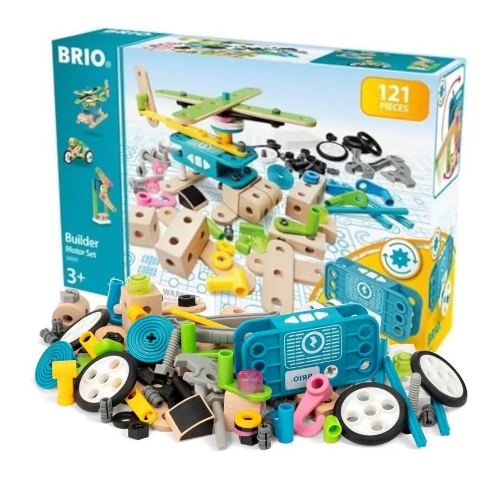 ⁨BRIO 34591 Builder Engine Builder Kit⁩ at Wasserman.eu