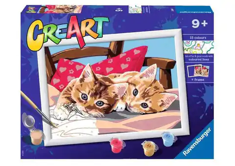 ⁨CreArt dla dzieci: Dwa słodkie kotki⁩ w sklepie Wasserman.eu