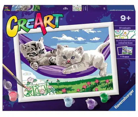 ⁨CreArt dla dzieci: Kocięta w hamaku⁩ w sklepie Wasserman.eu