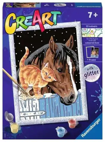 ⁨CreArt dla dzieci: Koń i kotek⁩ w sklepie Wasserman.eu