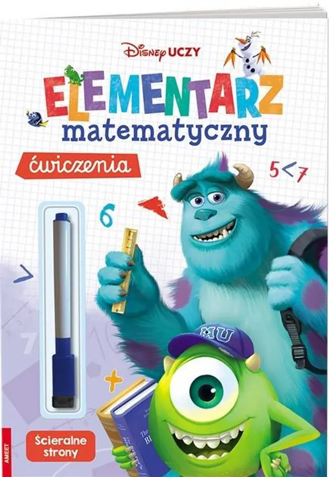 ⁨Disney Uczy. Elementarz matematyczny. Ćwiczenia⁩ w sklepie Wasserman.eu