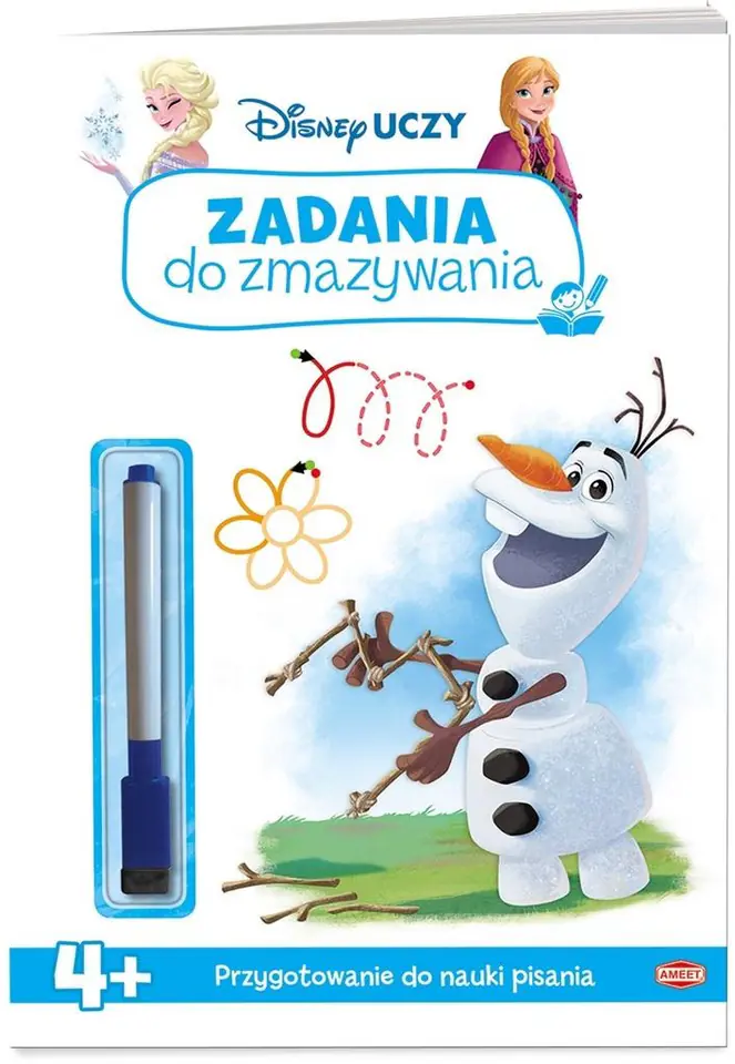 ⁨Disney Uczy. Kraina lodu. Zadania do zmazywania⁩ w sklepie Wasserman.eu