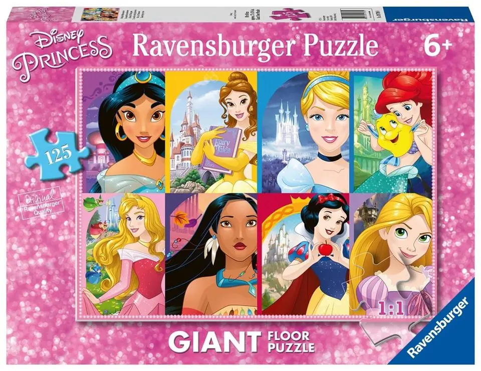 ⁨Puzzle 125 Disney Princess Giant⁩ w sklepie Wasserman.eu