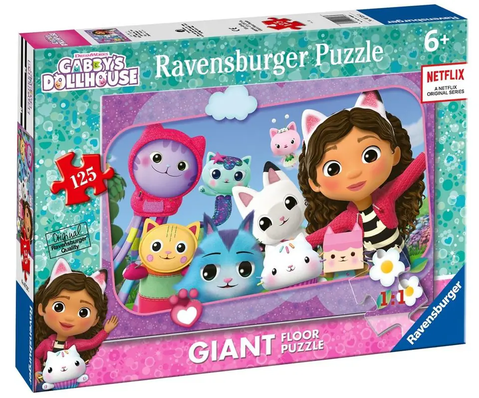 Puzzle 125 Koci domek Gabi Giant w sklepie Wasserman.eu