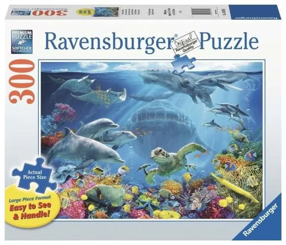 ⁨Puzzle 300 Podwodne życie⁩ w sklepie Wasserman.eu