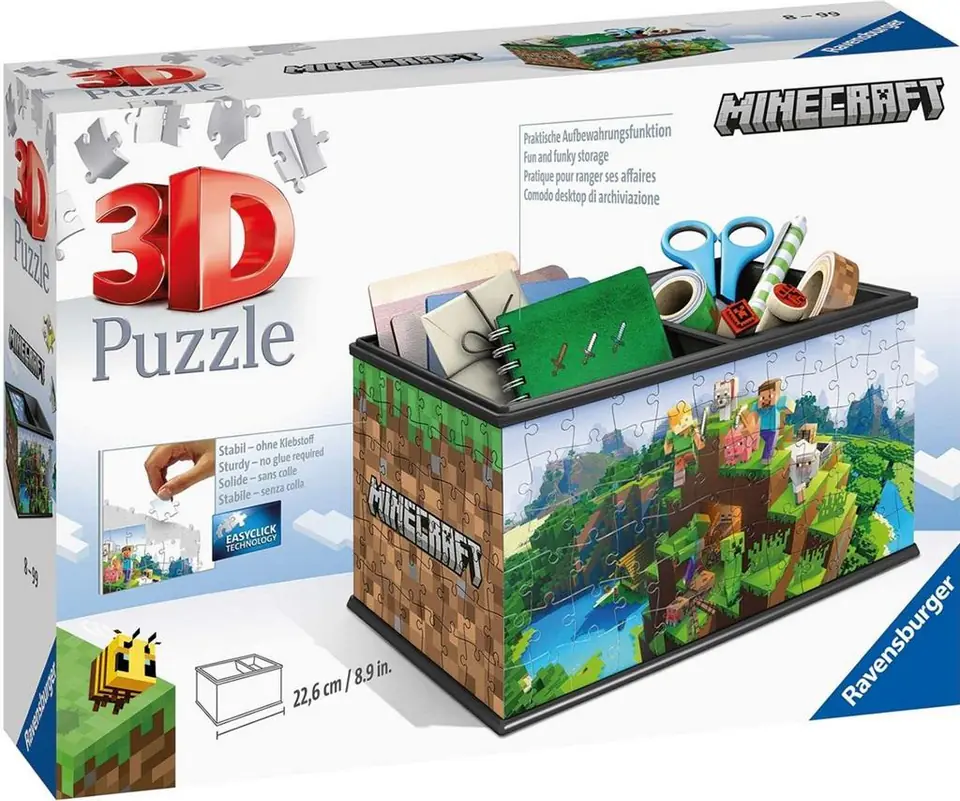 ⁨Puzzle 3D 108 Szkatułka Minecraft⁩ w sklepie Wasserman.eu
