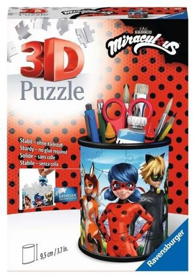 ⁨Puzzle 3D 54 Przybornik Miraculous⁩ w sklepie Wasserman.eu