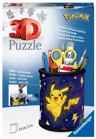 ⁨Puzzle 57 elements 3D Pikachu toolbox⁩ at Wasserman.eu