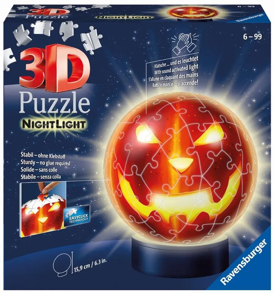 ⁨Puzzle 3D 72 Dynia świecąca w ciemności⁩ w sklepie Wasserman.eu