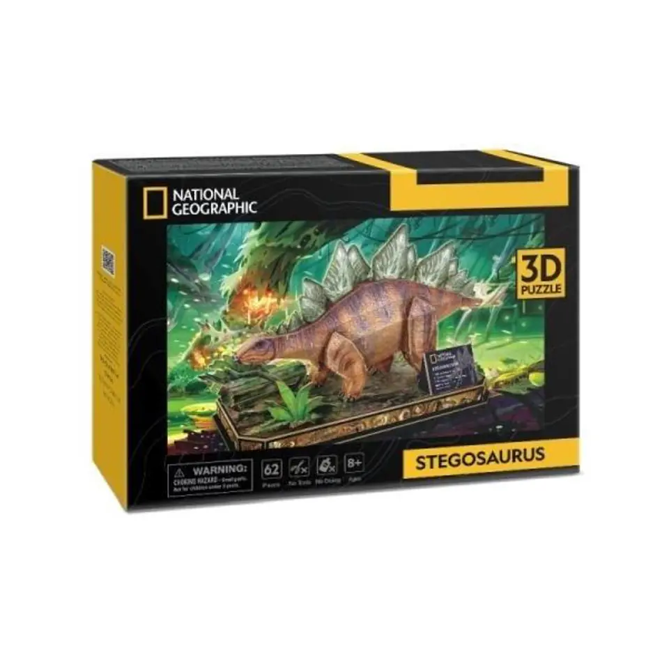 ⁨Puzzle 3D Stegozaur National Geographic⁩ w sklepie Wasserman.eu